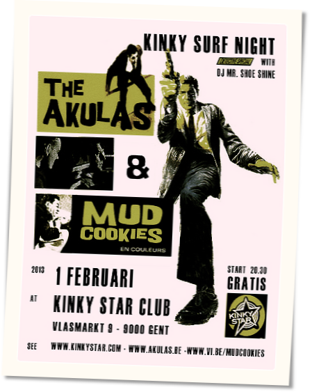 The Akulas 01-02-2013 Kinky Surf Night