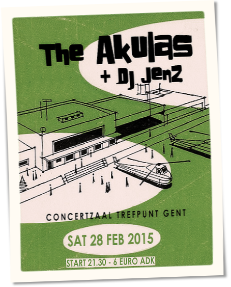 The Akulas 28-01-2015 Concertzaal Trefpunt Gent